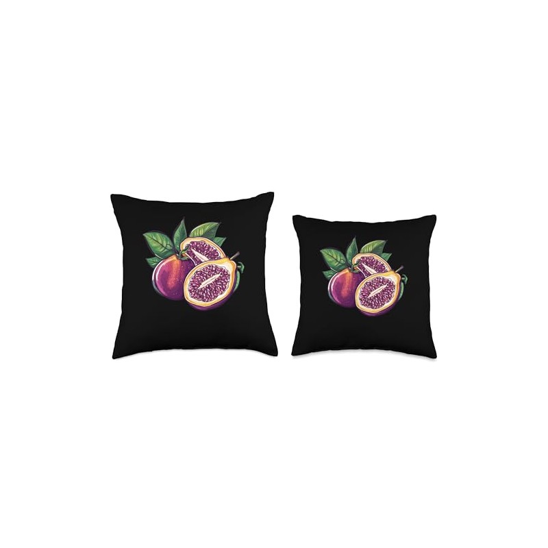 Maracuja 90s Retro Throw Pillow
