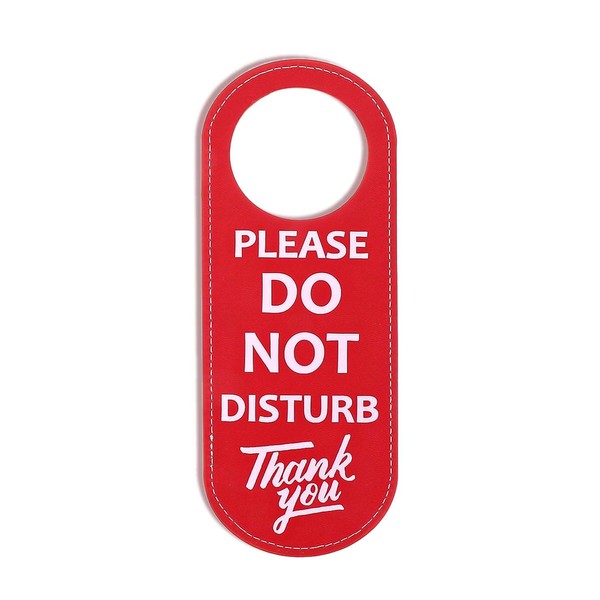 TIESOME 1 Pack Please Do Not Disturb Door Hanger Sign,