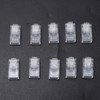 100Pcs TF2005A 8P8C RJ45 Connector CAT6 Unshielded Ethernet Crystal Head