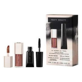 Fenty Beauty Lil Glossy Lil Thicc 2 Piece Lip + Eye Duo Hot Chocolit Fantasy