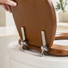 Universal Zinc Alloy Toilet Seat Hinge Replacement Set with Adjustable