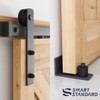 SMARTSTANDARD 6.8 FT Heavy Duty Sturdy Sliding Barn Door Hardware