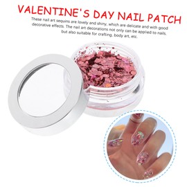 Mikinona Glowing Nail Art Sequins Bottles of Nail Art Glitters Decorative Sequins for and Crafts