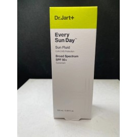 Dr. Jart+ Every Sun Day Fluid Korean Sunscreen SPF 50+ 3.38 oz / 100 mL exp 9/27