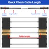 CKE 30 Pack 4"x4" Black Invisible Cable Railing Kit, T316