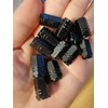 Bluejunior 12Pcs Tire Valve Stem Caps (Black), Aluminum Alloy Hex