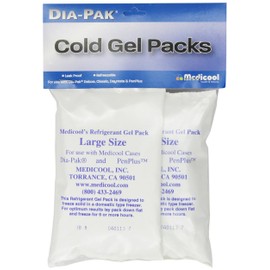 Medicool Dia-Pak Refrigerant Gel Packs Freeze Solid Cooling Gel | GEL8OZ