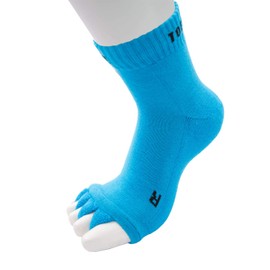 TOETOE - Men, Women Health Soft Cotton Ankle Seamless Plain Toe Separator Toe Socks, Hygienic, Breathable