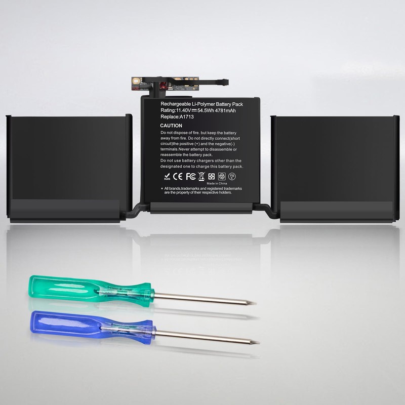 CSEXCEL A1713 A1708 A2159 Laotop Battery for Mac Book Pro