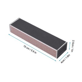 Guitar Neck Sanding Guitar Fret Leveler Leveling Beam Luthier Tool Metal Material with Sandpaper, Sanding Polishing Block Paper for Guitar Fret/Saddle/Nut Luthier Tool