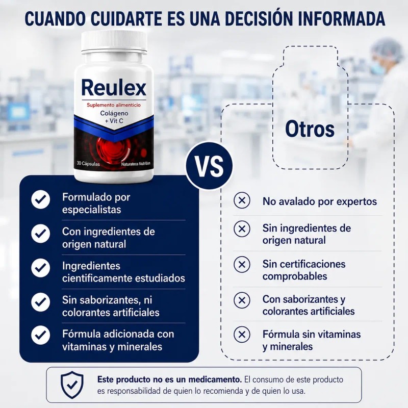 Reulex Frascos Colageno Msm Vitaminas Mas
