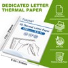 TUXIYA 100 Sheets Thermal Printer Paper 8.5 x 11 Inch,BPA