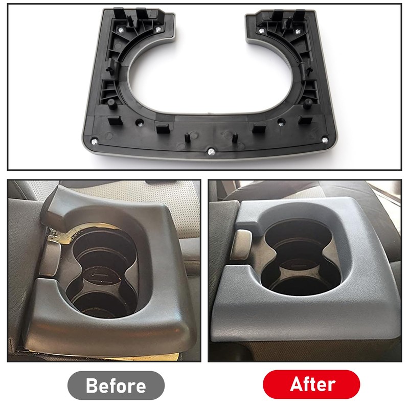 Jaronx Compatible with Ford F150 Cup Holder Pad Replacement 2004-2014,