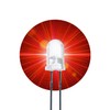 20x LED Diffus 5 mm Red 3000 MCD Red LEDs