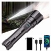 SKYFIRE Rechargeable Flashlights High Lumens,5000mAh Super Bright Flashlight Waterproof Powerful