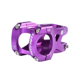 FIFTY-FIFTY MTB Stem 31.8 mm, Aluminium Alloy Bicycle Stem, Short Mountain Bike Stem for Most Mountain, MTB, Downhill, Freeride (35 mm, Purple)