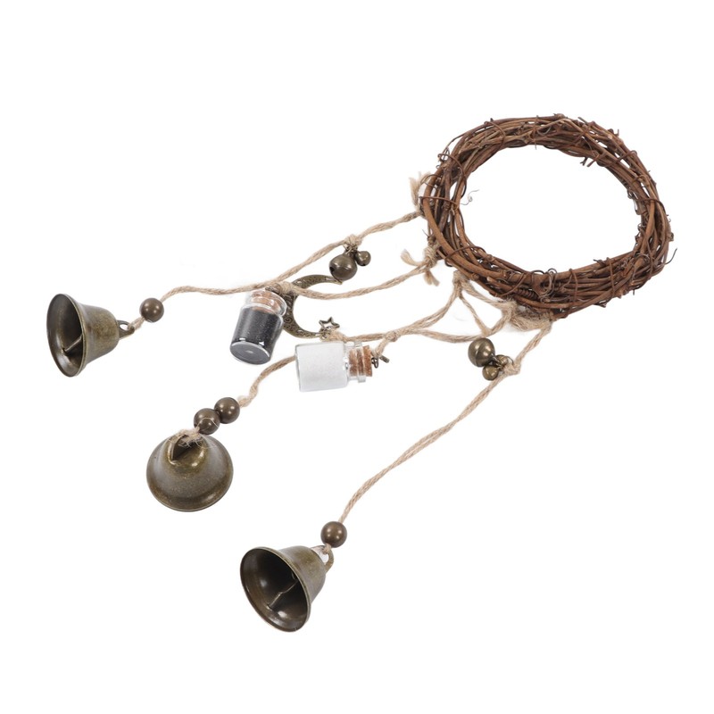 Door Knob Wind Bell Rustic Beautiful Decorative Craft Home Protection