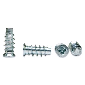 Pack of 50 Euro Screws - Rustproof - Furniture Screws for Drawer Runners, Special Screw (50, 6.3 x 19)