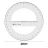 360 Degree Protractor Angle Measure Drawing Rulers School Math Stationery,