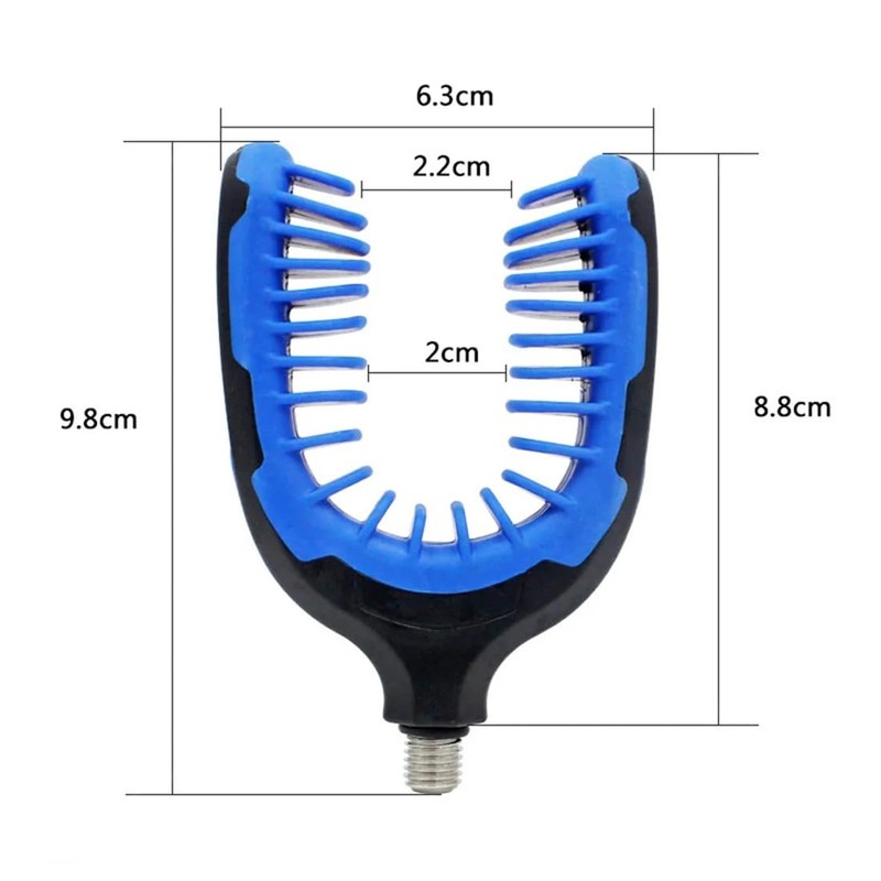 FiTspi 2Pcs Carp Fishing Rod Rest Head Gripper Rod Grips,