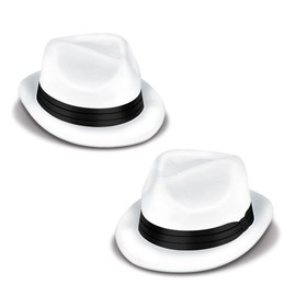 Beistle White Velour Havana Chairman Hat - 1 Pc