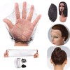 100 pcs Invisible Elastic Hair Nets for Long Hair, 42"