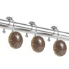 BESTRIPES Shower Curtain Hooks Rings, Decorative Rust Proof Stainless Steel