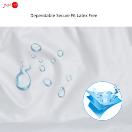 Joyo roy 2PCS Plastic Pants for Adult Diapers Incontinence Protective Briefs & Underwear Washable Incontinence Underwear Women and Men Waterproof Underwear for Women Plastic Underwear for Adults S