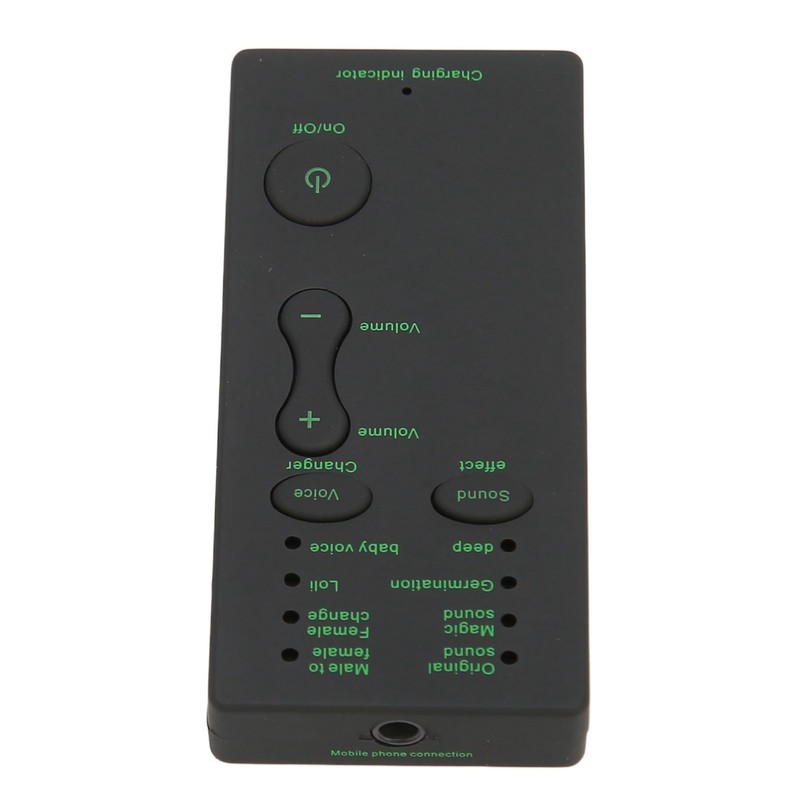 Voice Changer Portable Handheld 7 Modes Sound Card Voice Changer