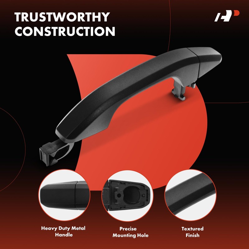 A-Premium Upgraded Metal Exterior Front Right or Rear Door Handle