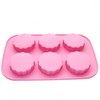 X-Haibei Round Mooncake Chocolate Lotion Bar Soap Cookies Wax Pink