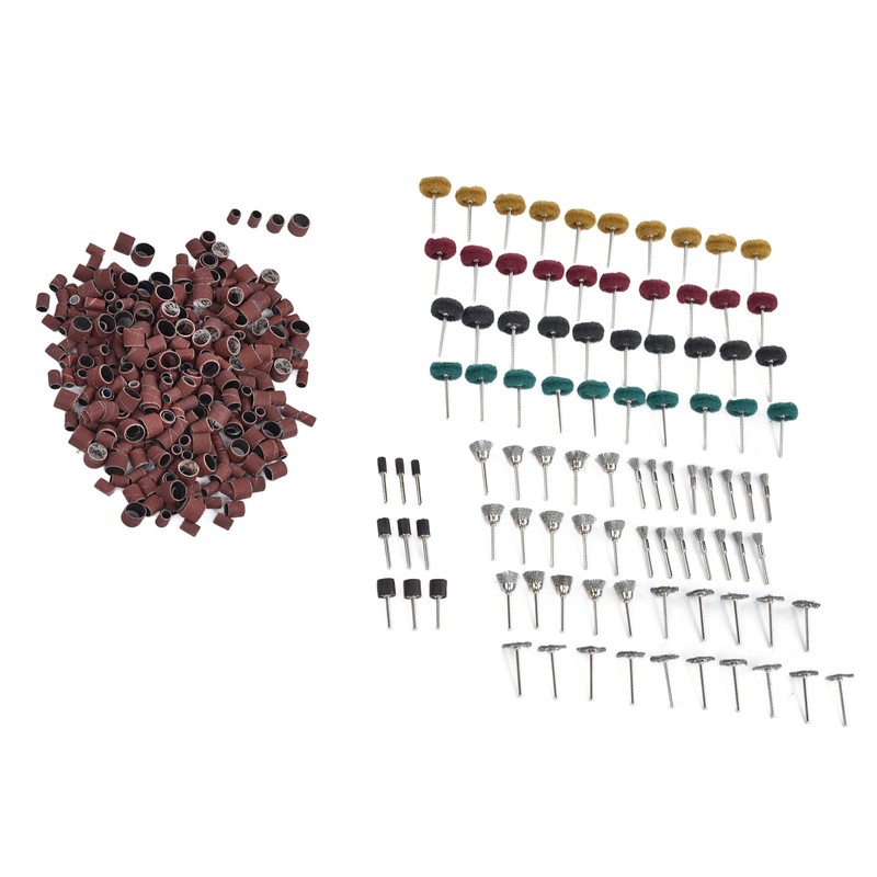 423Pcs Sanding Drum Sleeves Buffing Polishing Wheel Set Drums Mandrels