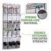 Over The Door Shoe Organizer - 24 Large Mesh Pockets|Door