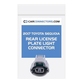 Rear License Plate Light Connector for 2017 Toyota Sequoia