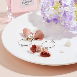 UNICRAFTALE 100pcs 20mm Ear Wine Glass Hypoallergenic Stainless Steel Hoop Earring 0.7mm Pin DIY Earring Wires Findings for Women Hoop Earrings Making 24x20x0.7mm