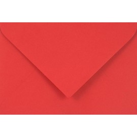 Netuno 25 Mini Envelopes Red DIN C7 80 x 120 mm 115 g Sirio Colour Lampoone Small Envelopes for Business Cards Thank You Business Cards Gift Cards Bonus Cards Money Gifts