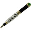 Jinhao - Pluma estilográfica de dragón de plata antigua, punta