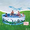 Nuwani 8FT Large Family Round Pool, Non Inflatable, Hard Plastic,