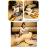 OPHRBU Goose Plush Toy Pillow, Soft and Fluffy swan Stuffed