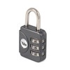Yale YP1/28/121/1G Combination Travel Padlock, Grey, 28 mm