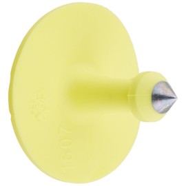 ALLFLEX USA GSMY 115378 Ear Tag, Button Male, Yellow, Small