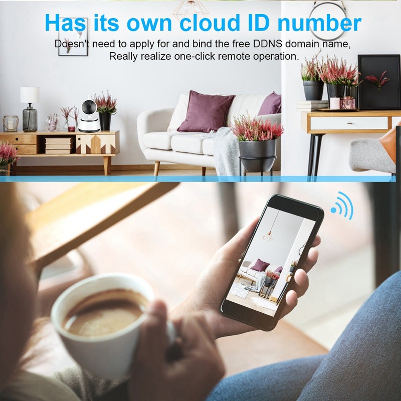 720P WiFi Smart IP Surveillance Camera Wireless IR Night Vision