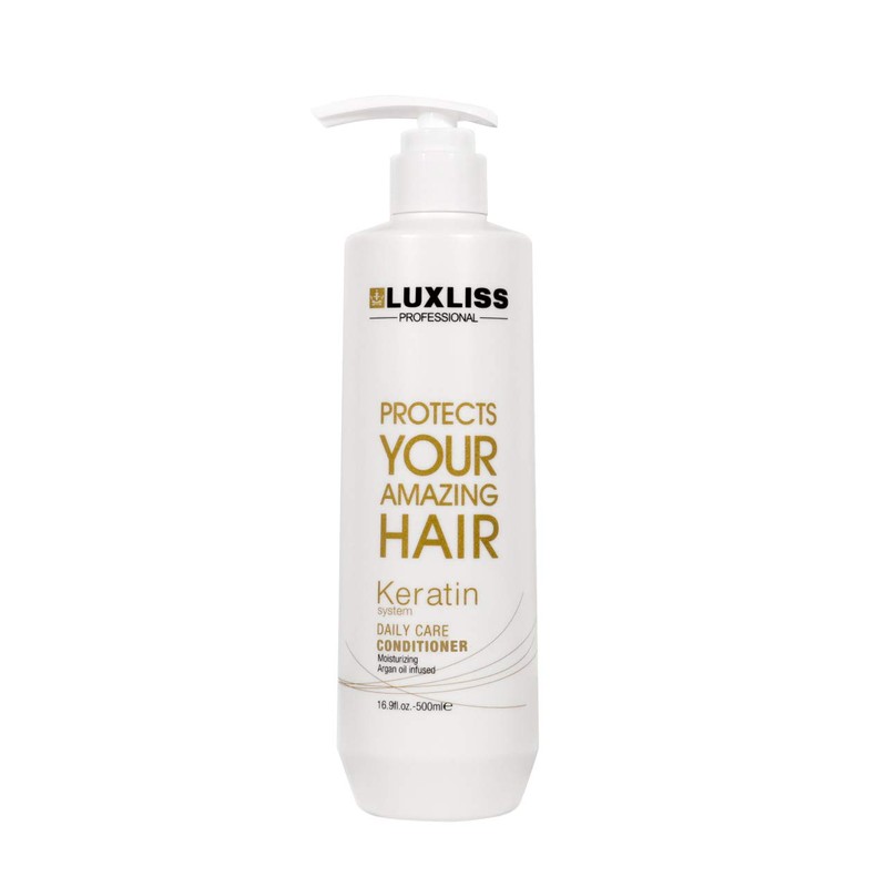 Luxliss Keratin Daily Care Shampoo and Conditioner Set, 2 Pack