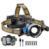 UBEE Headlamp Rechargeable, 800LM Head Lamp Super Bright LED Rechargeable