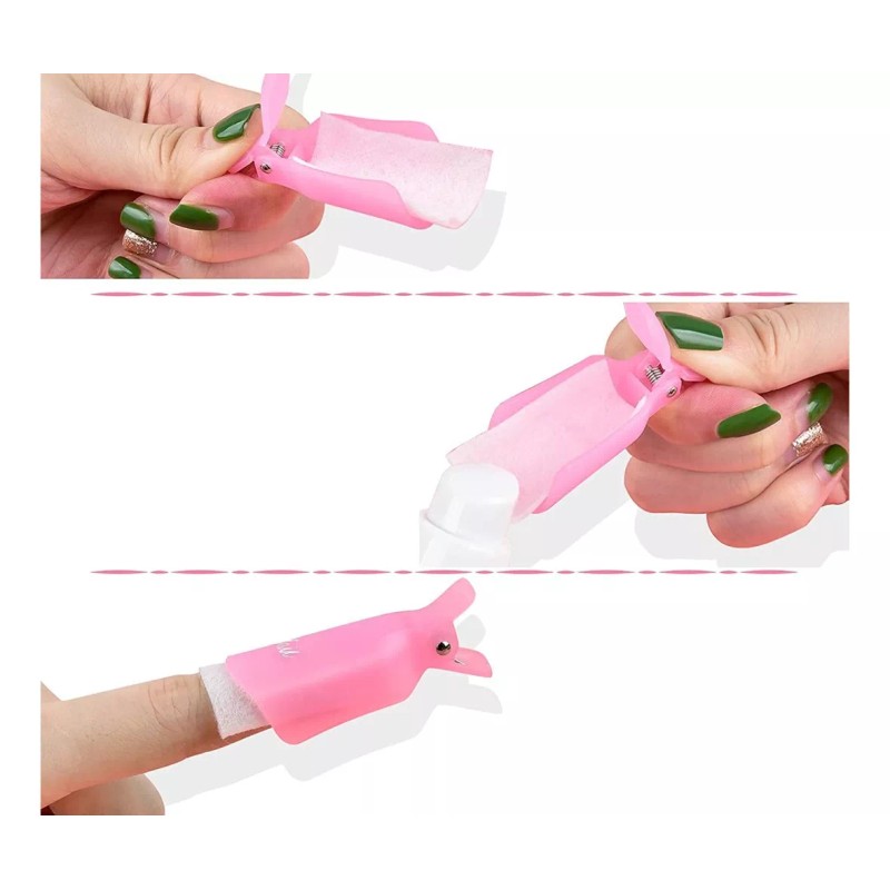 Reusable Keeper 10 Pinzas De Plastico Para Retiro De Gel