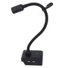 LED Work Light Cordless Gooseneck Lamp 3 Modes Dual USB