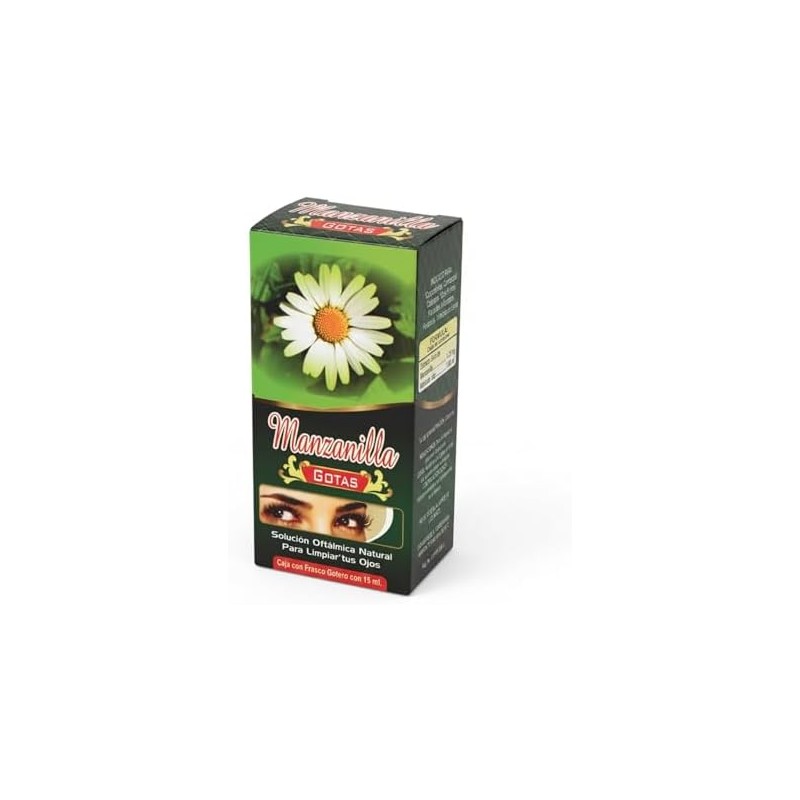Solución de Manzanilla Cosmo Natural, Cuidado y Descanso Ocular 15ml