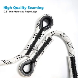 Aoneky 5.9 ft Nylon Climbing Rope Ladder for Kids or Adult Playground Hanging Ladder