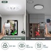 ElDISUNY Modern LED Ceiling Lights, 30W Round Ceiling Lights Fixture