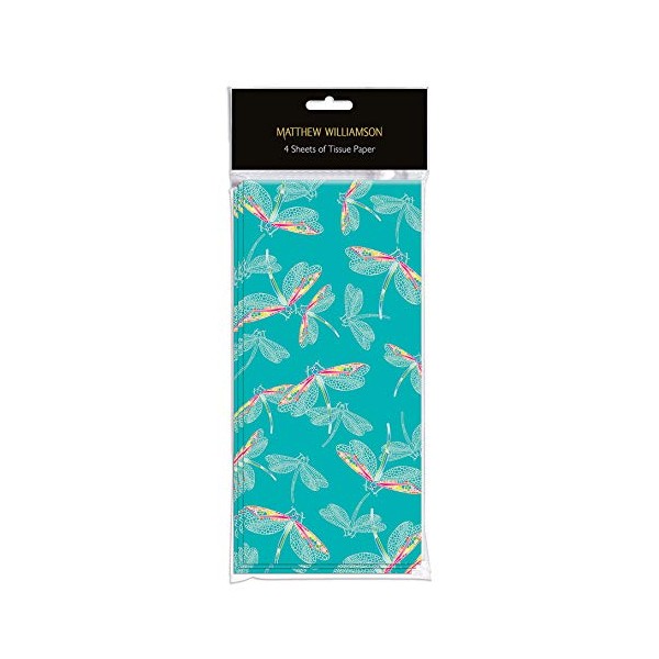 Museums & Galleries 1 Pack Aqua Designer Tissue Paper V&A